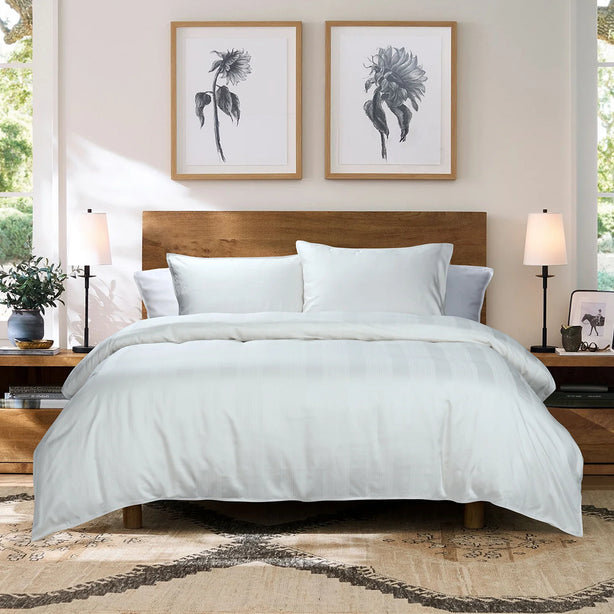 Intero Bamboopro Beyond Thread Count I Terra Dobby I Fitted Sheet I Bed Set