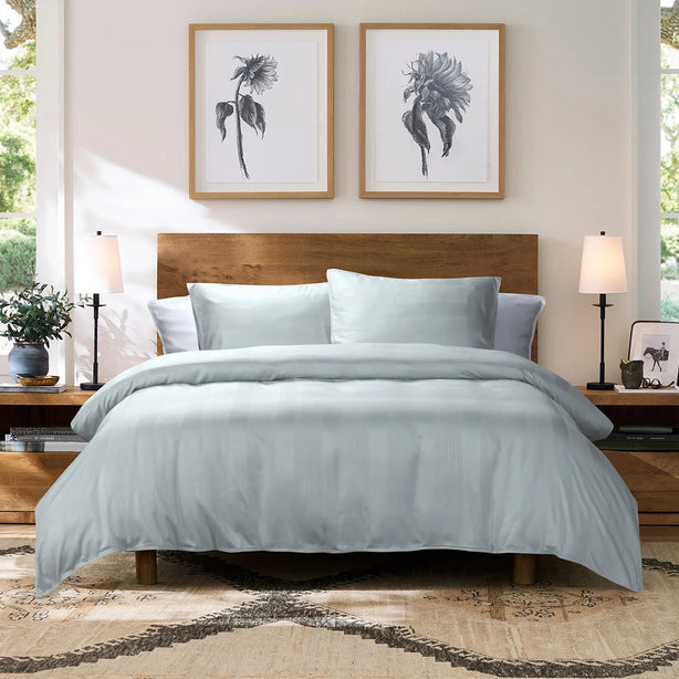 Intero Bamboopro Beyond Thread Count I Terra Dobby I Fitted Sheet I Bed Set