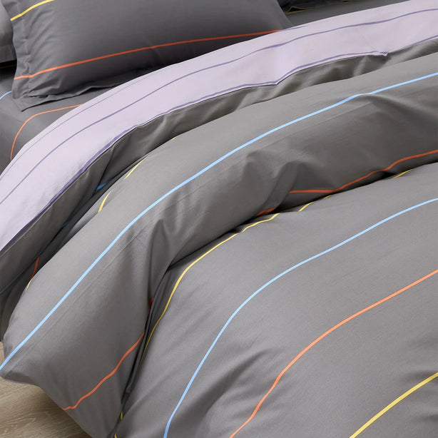 Marie Claire Lumine Printed 100% Combed Cotton 1000TC | Fitted Sheet Set I Bed Set - MC0425CTN-05