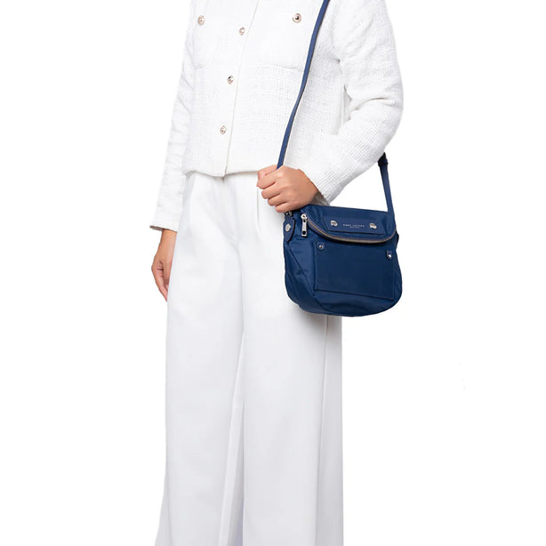 Marc Jacobs Preppy Nylon Natasha Mini Crossbody Bag in Azure Blue M0012909