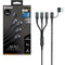 XPower ACX3 2in 3out Nylon Charging Cable (Micro USB, Type-C, Lightning) 1m