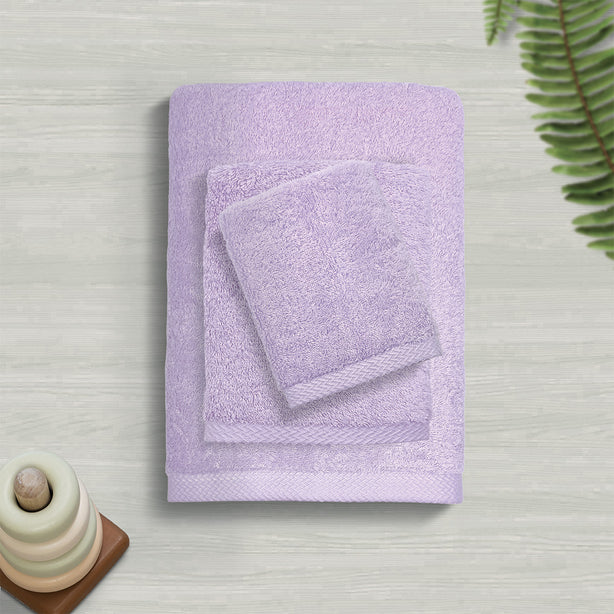 Milton Home Studio Coco by Coco Asano 100% Super Soft Cotton Bath Linen, Lilac