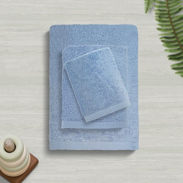 Milton Home Studio Coco by Coco Asano 100% Super Soft Cotton Bath Linen, Blue