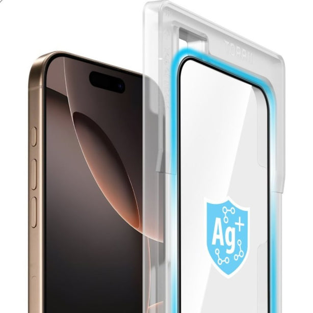 TORRII BODYGLASS for iPhone 16 Anti-bacterial Coating - Full Coverage