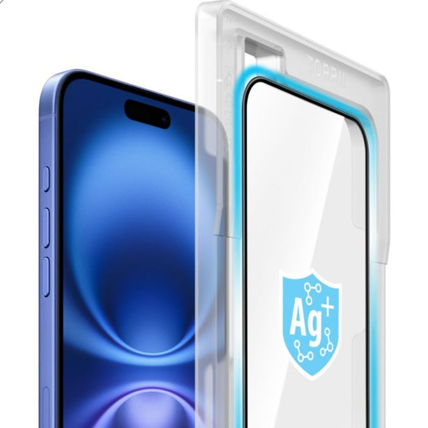 TORRII BODYGLASS for iPhone 16 Anti-bacterial Coating - Full Coverage