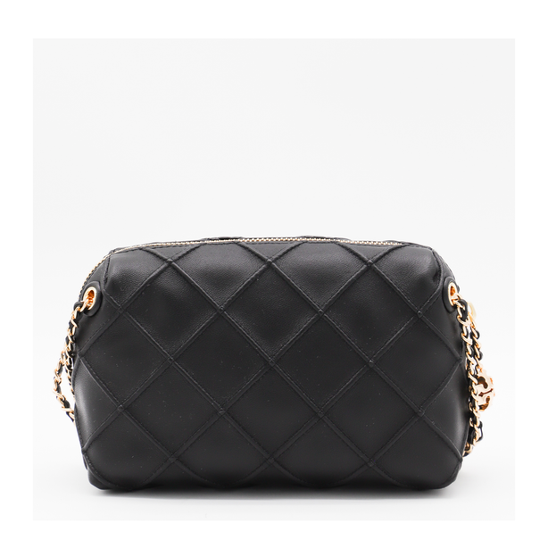Fleming Soft Napa Leather Crossbody Bag - Black