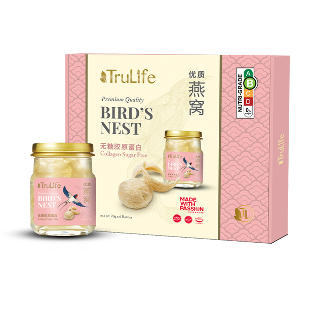 TruLife  Premium Bird's Nest (Sugar free with Collagen) 6x70g