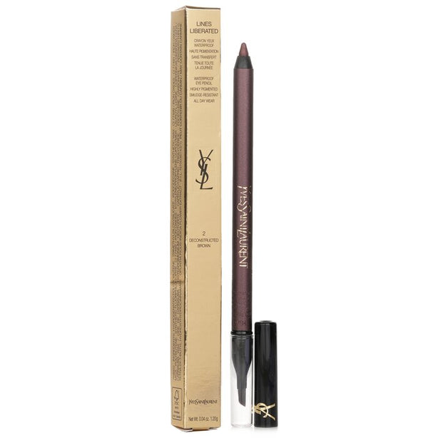 Lines Liberated Waterproof Eye Pencil - # 02 Deconstructed Brown - 1.2g