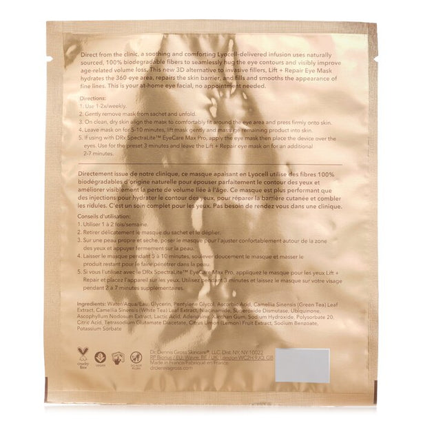 Derminfusions Lift + Repair Eye Mask - 4pcs