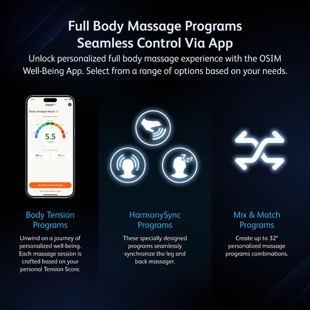 OSIM uPhoria Sync Leg Massager