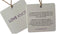 Damask Envelope with Love Knot Jade Stone in Brown Sugar