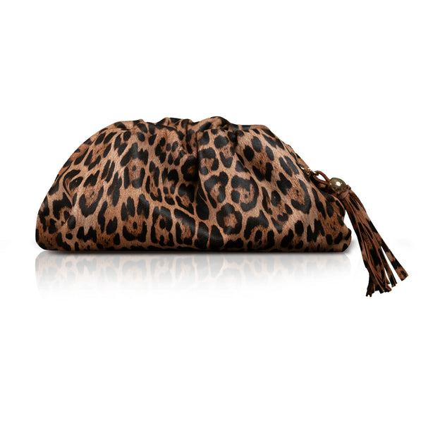 The Patty Pouch Crossbody in Leopard Print Leather