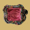 The Patty Pouch Crossbody in Dragon Print Leather with Green Jade Stone