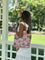 Tree of Life Italian Leather Tote in Blush