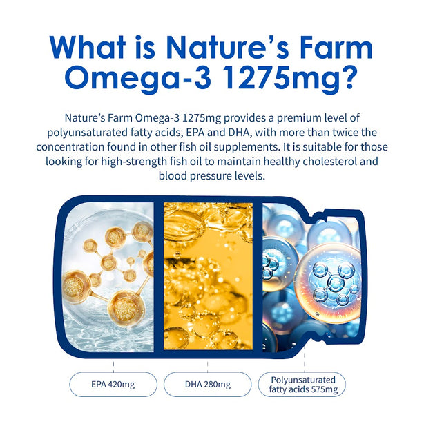 Nature's Farm® Omega-3 1275mg, 90s