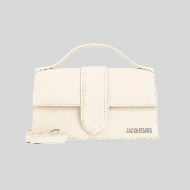 JACQUEMUS The Grand Bambino Crossbody Handbag Ivory RB-213BA007