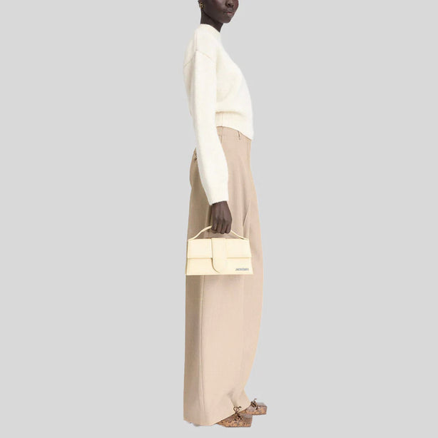JACQUEMUS The Grand Bambino Crossbody Handbag Ivory RB-213BA007