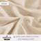 Hallmark 5-Star Hotel Bed Sheet Set - 1200TC - Cream