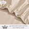 Hallmark 5-Star Hotel Bed Sheet Set - 1200TC - Cream
