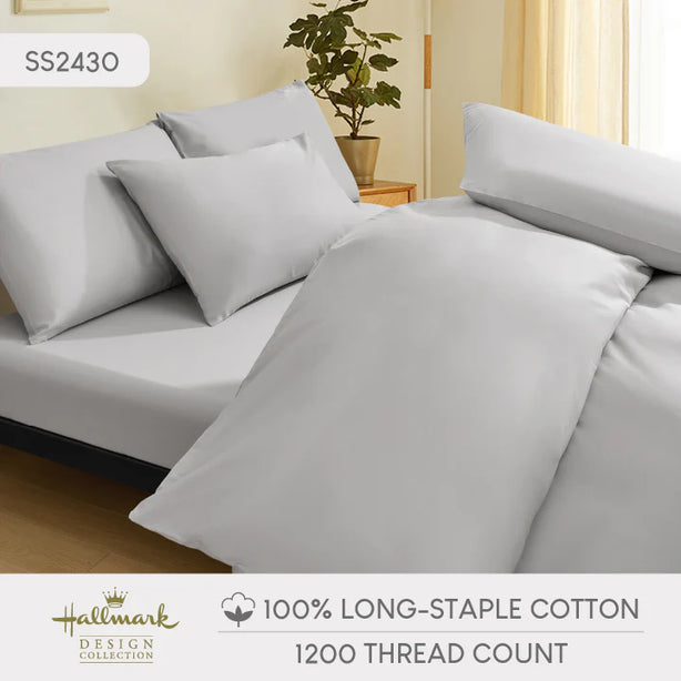 Hallmark 5-Star Hotel Pillow and Bolster Case - 1200TC - 3 Colors