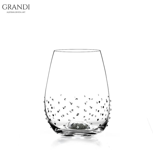 Grandi Pavo Tumbler 460ml With Swarovski Crystals (2 Pc)