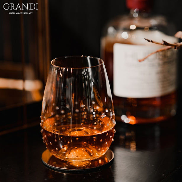 Grandi Pavo Tumbler 460ml With Swarovski Crystals (2 Pc)