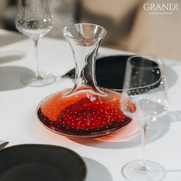 Grandi Aurora Taurus Decanter 1.5L With Swarovski Crystals