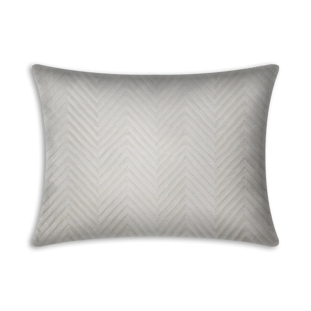 PINSONIC Oblong Cover | Quilted Chevron Velvet - 33 x 45 cm
