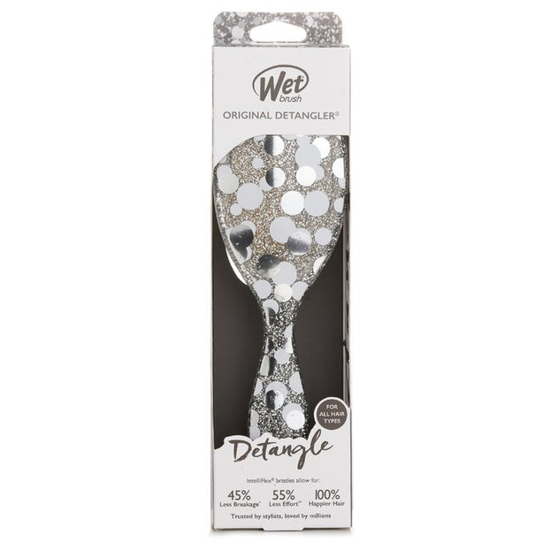 Original Detangler Groovy Disco Silver Hair Brush - 1pc