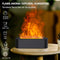 StitchesandTweed Fireplace Flame Diffuser Colourful Night Light - Black