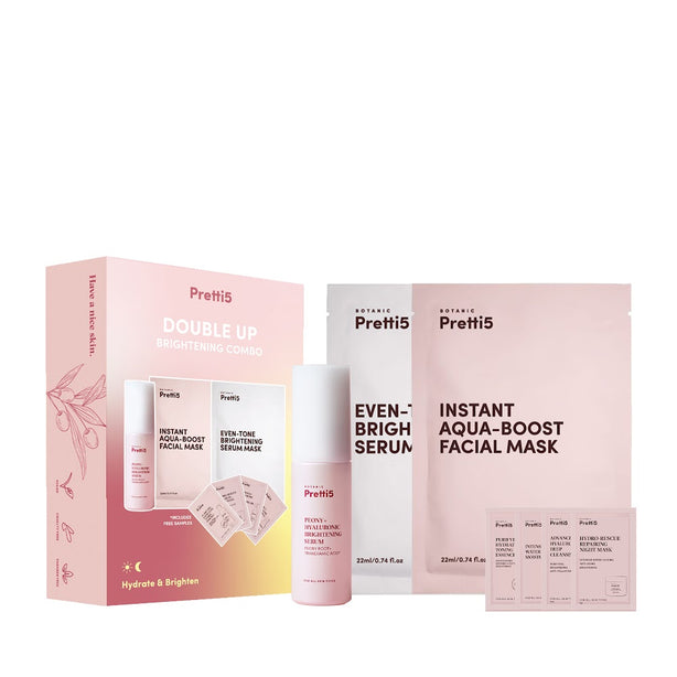 Pretti5 Double Up Brightening Combo