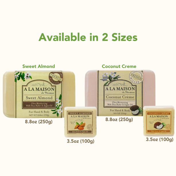A La Maison French Milled Bar Soap 8.8oz (250g)