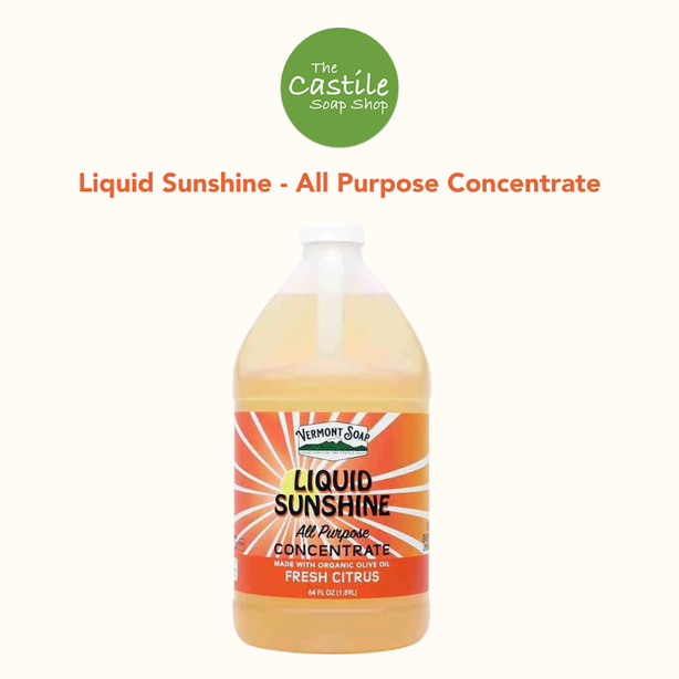 Vermont Liquid Sunshine 64oz (1.89L) All Purpose Fresh Citrus