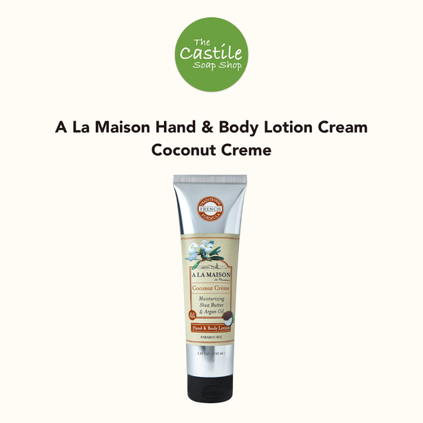 A La Maison Hand and Body Lotion 5oz (150ml) - Coconut Creme