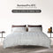Intero | BambooPro Jac Beyond Thread Count | Toni Collection | Bed Set | Fitted Sheet | With Quilt Cover Set