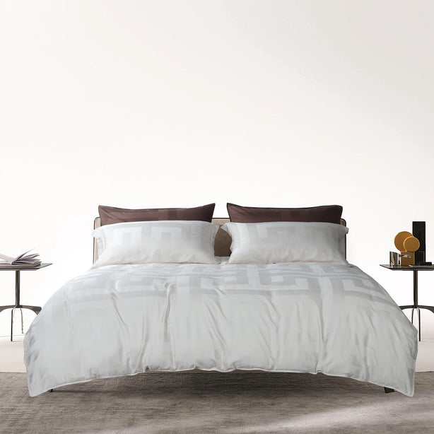 Intero | BambooPro Jac Beyond Thread Count | Toni Collection | Bed Set | Fitted Sheet | With Quilt Cover Set