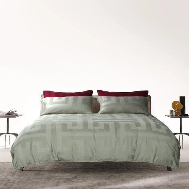 Intero | BambooPro Jac Beyond Thread Count | Toni Collection | Bed Set | Fitted Sheet | With Quilt Cover Set