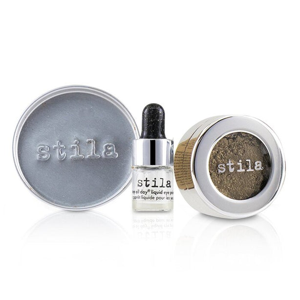 Magnificent Metals Foil Finish Eye Shadow With Mini Stay All Day Liquid Eye Primer - - 2pcs