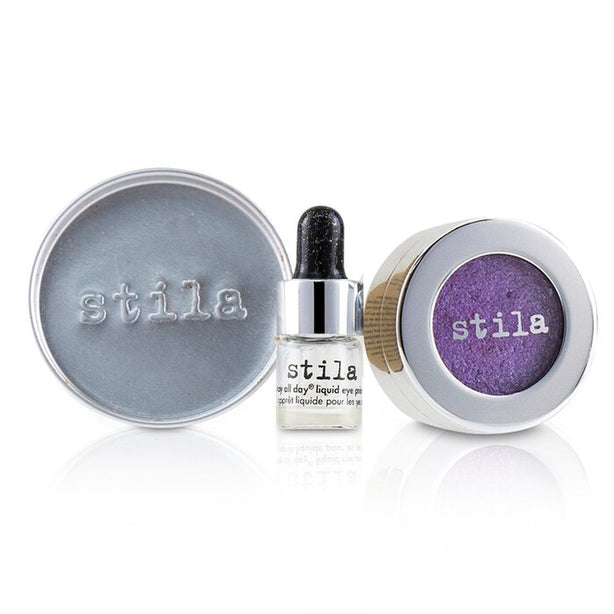Magnificent Metals Foil Finish Eye Shadow With Mini Stay All Day Liquid Eye Primer - - 2pcs