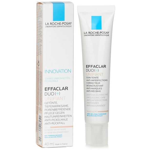Effaclar Duo (+) Unifiant Unifying Corrective Unclogging Care Anti-imperfections Anti-marks - Light - 40ml/1.35oz