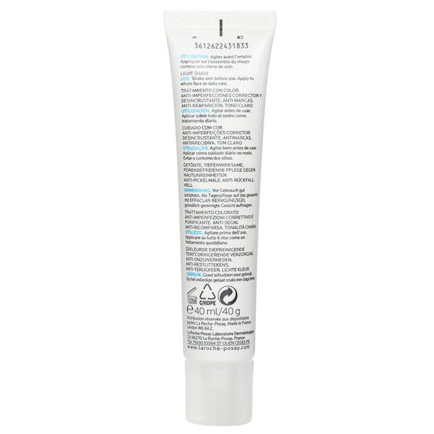 Effaclar Duo (+) Unifiant Unifying Corrective Unclogging Care Anti-imperfections Anti-marks - Light - 40ml/1.35oz