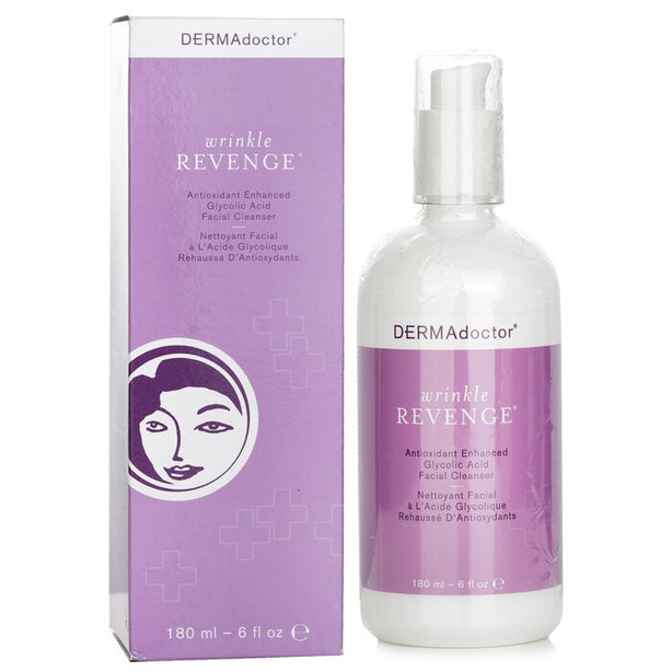 Wrinkle Revenge Antioxidant Enhanced Glycolic Acid Facial Cleanser - 180ml/6oz