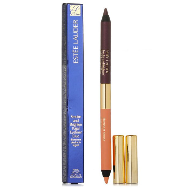 Smoke And Brighten Kajal Eyeliner Duo - # 02 Bordeaux / 02 Ivory - 5g/0.02oz