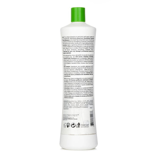 Enviro American Smoothing Treatment Purity Shampoo - 946ml/32oz
