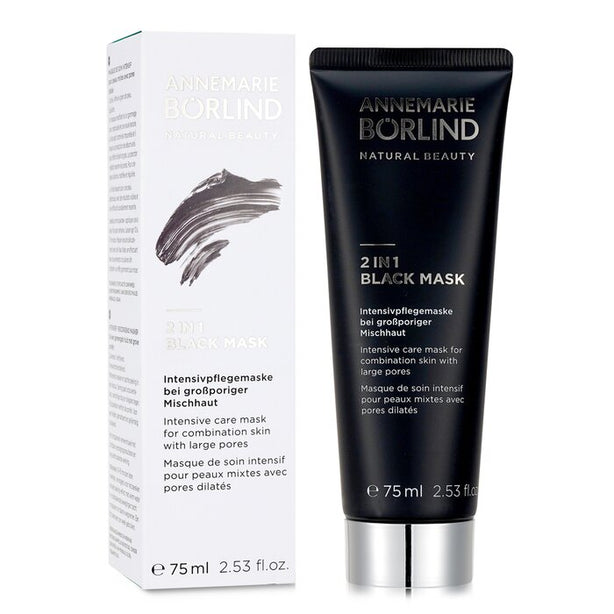 2 In 1 Black Mask - Intensive Care Mask For Combination Skin With Large Pores - 75ml/2.53oz