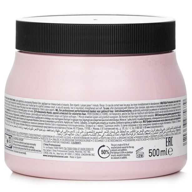 Professionnel Serie Expert - Vitamino Color Resveratrol Color Radiance System Mask (for Colored Hair) (salon Product) - 500ml/16.9oz