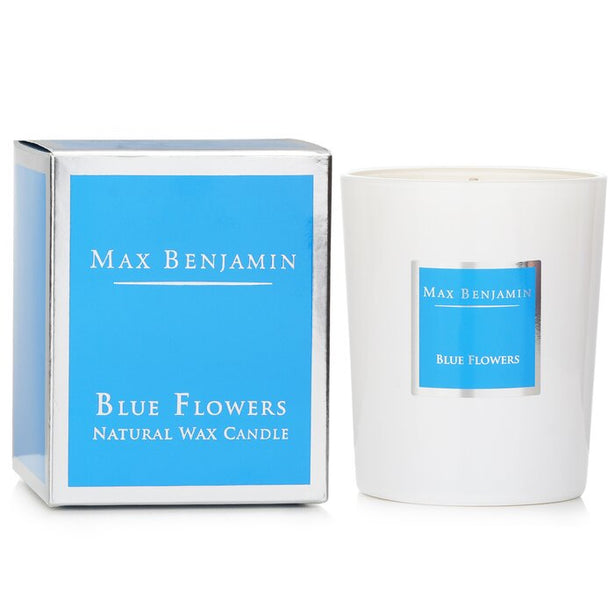Candle - Blue Flowers - 190g/6.5oz