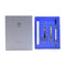 Brow Grooming Kit: Brow Brush & Spoolie + Scissors + Tweezers + Brow Razor + Pouch - 4pcs+1bag