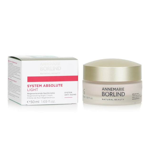 System Absolute System Anti-aging Regenerating Night Cream Light - For Mature Skin - 50ml/1.69oz