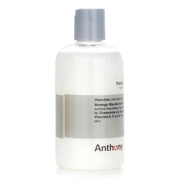Logistics For Men Glycolic Facial Cleanser - For Normal/ Oily Skin - 237ml/8oz
